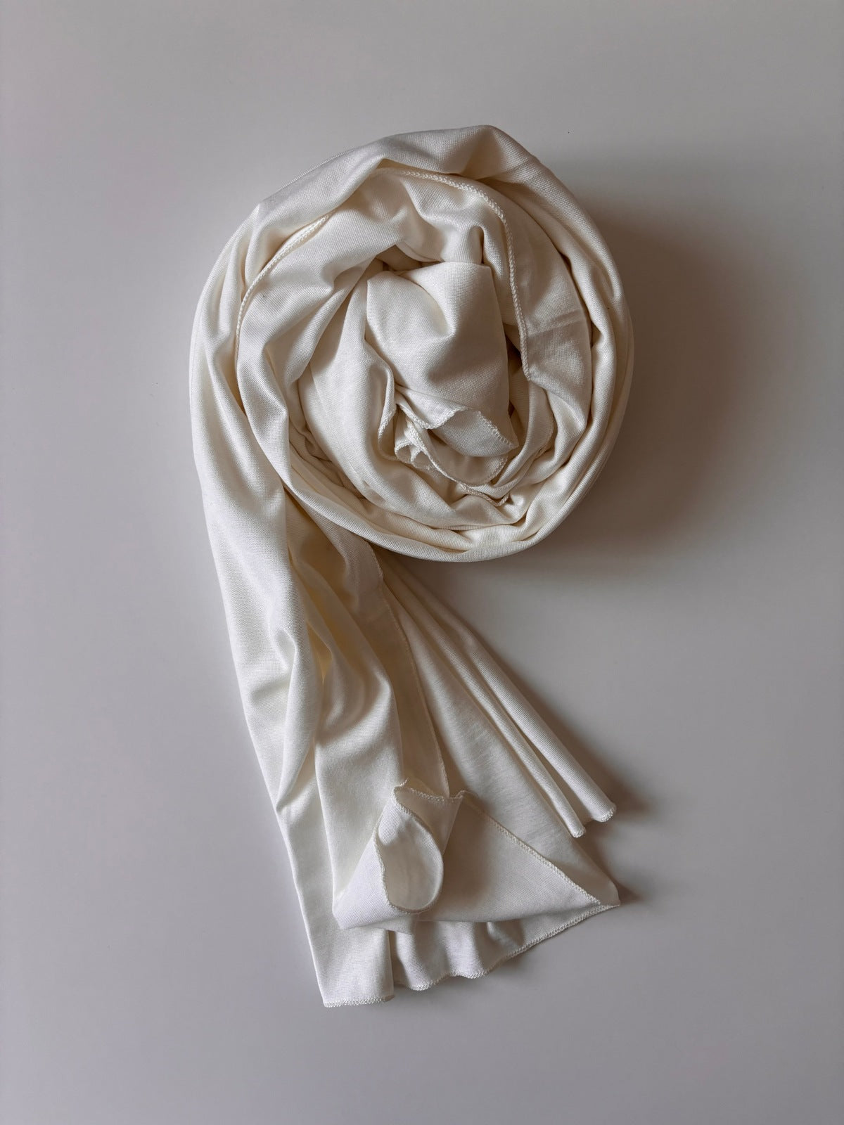 Viscose Jersey Maxi Hijab - Off White