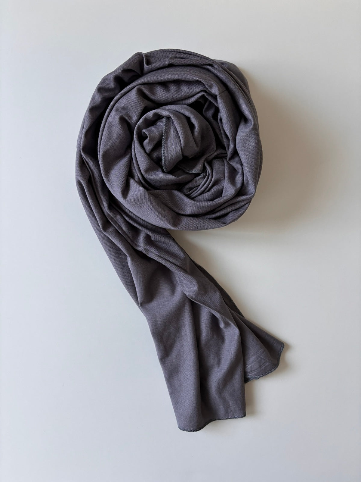 Maxi Hijab Jersey de Viscose - Gris Foncé