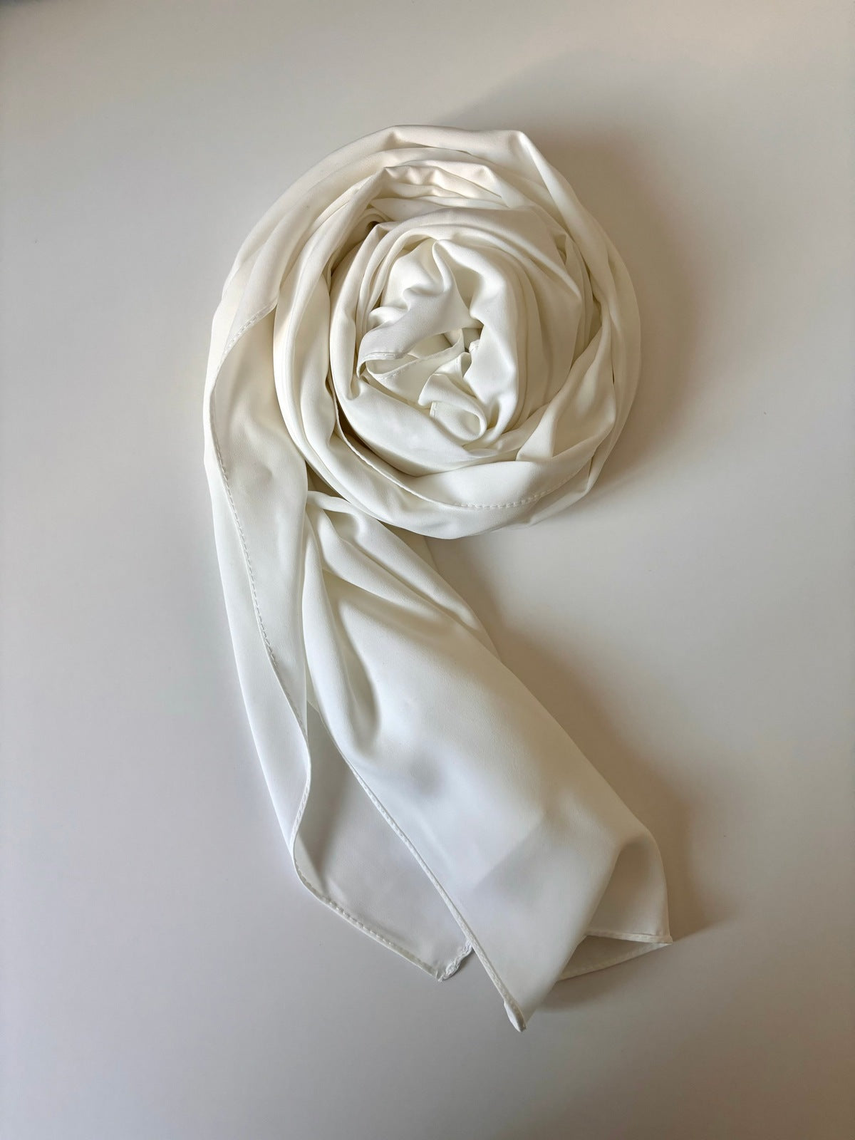 Medina Silk Hijab - White