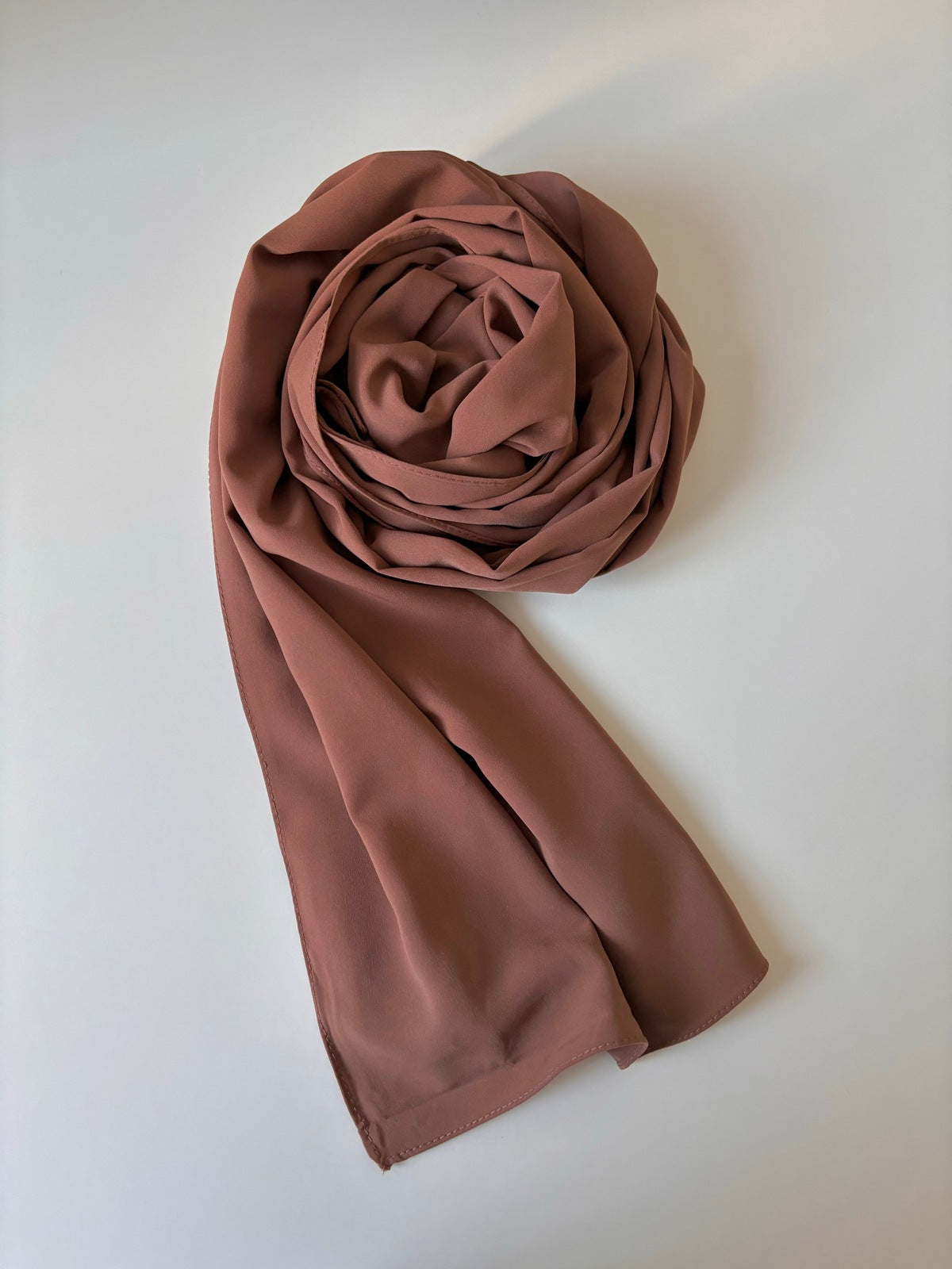 Medina Silk Hijab - Brown