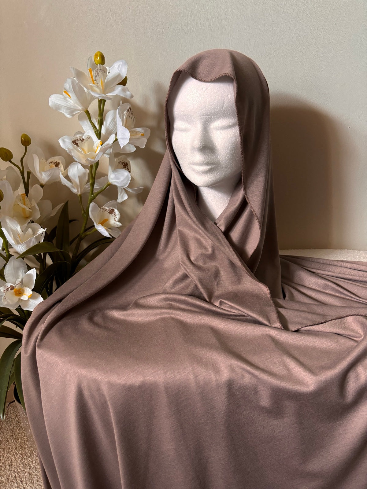 Maxi Hijab Viscose Jersey - Dusty Pink