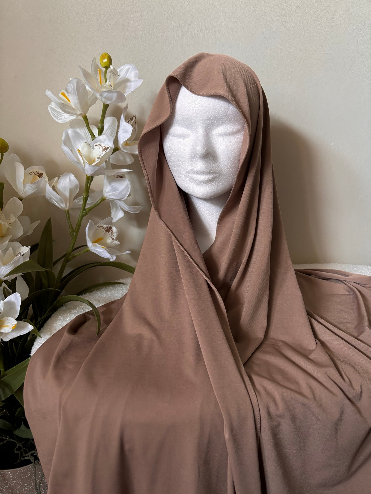 Hijab Jersey Premium Luxe - Camel