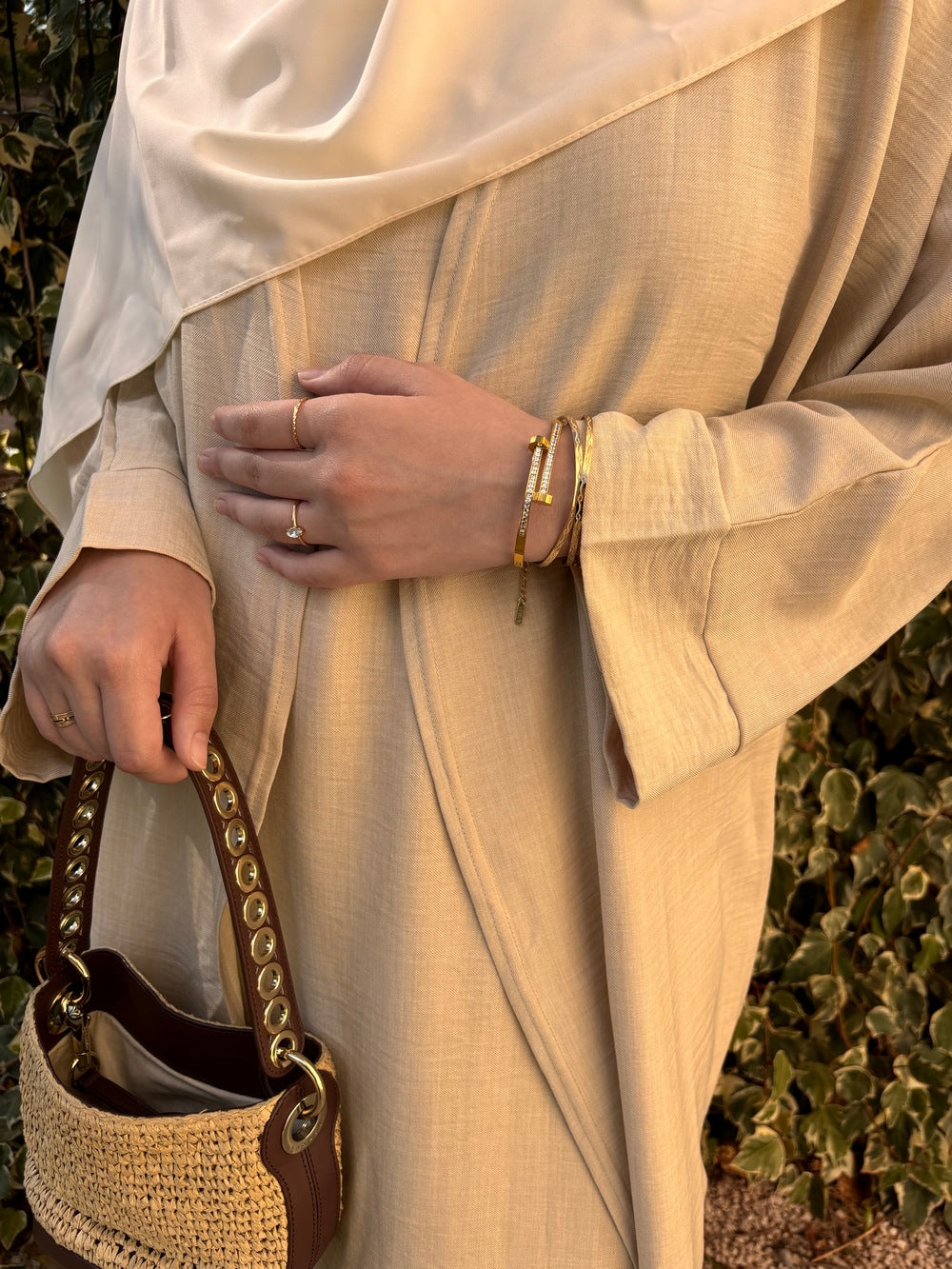 Ensemble Effet Lin Nour Beige