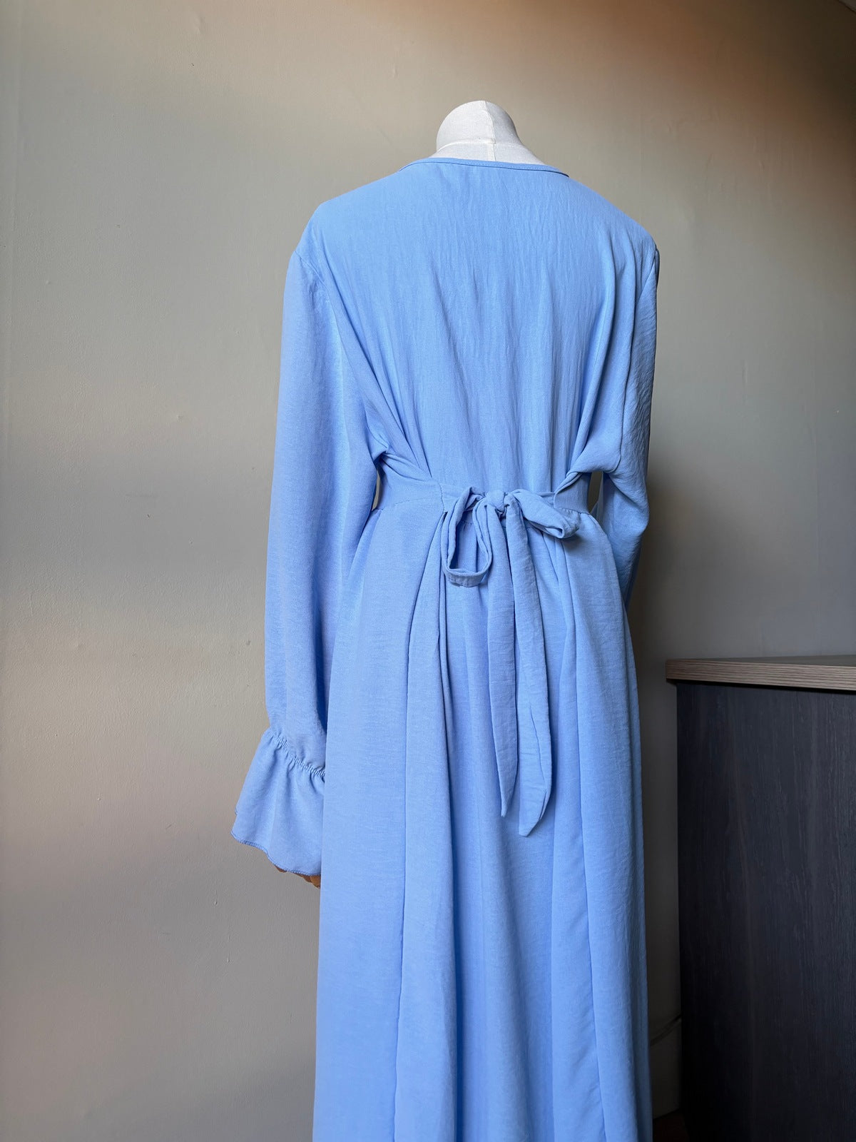 Abaya à nouer Nilla Bleu Ciel