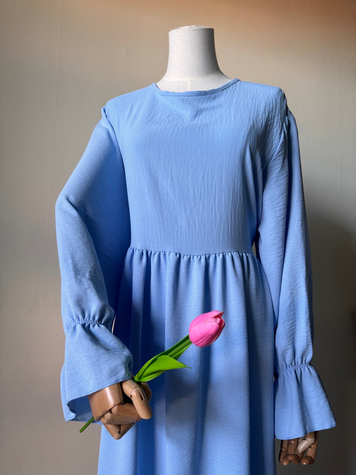 Abaya à nouer Nilla Bleu Ciel