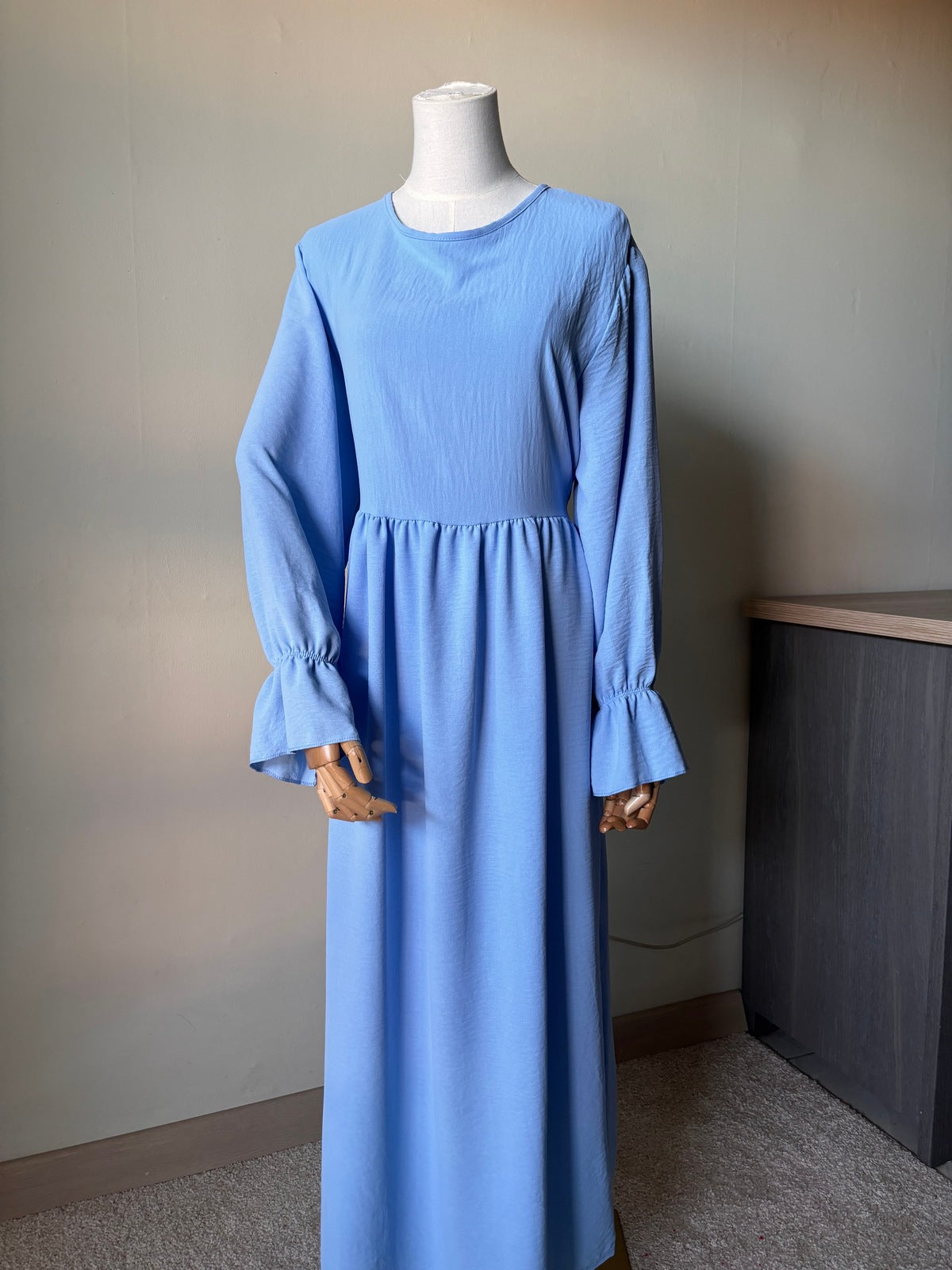 Abaya à nouer Nilla Bleu Ciel