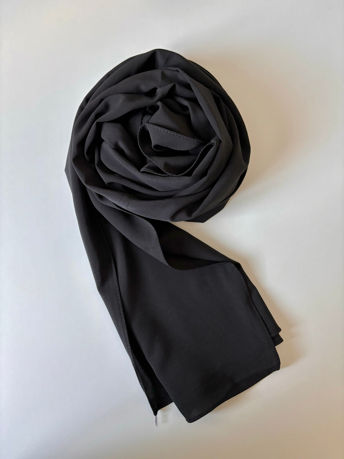 Medina Silk Hijab - Black