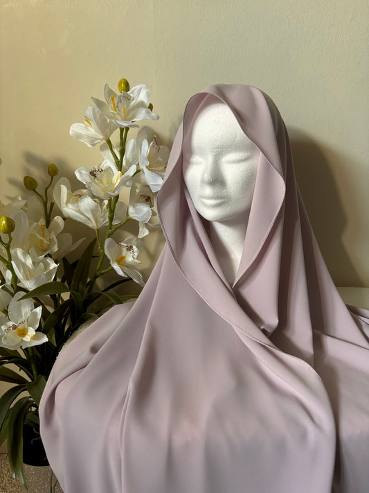 Medina Silk Hijab - Lilac