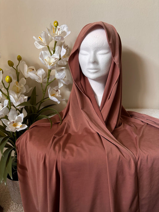 Hijab Jersey Premium Luxe - Saumon