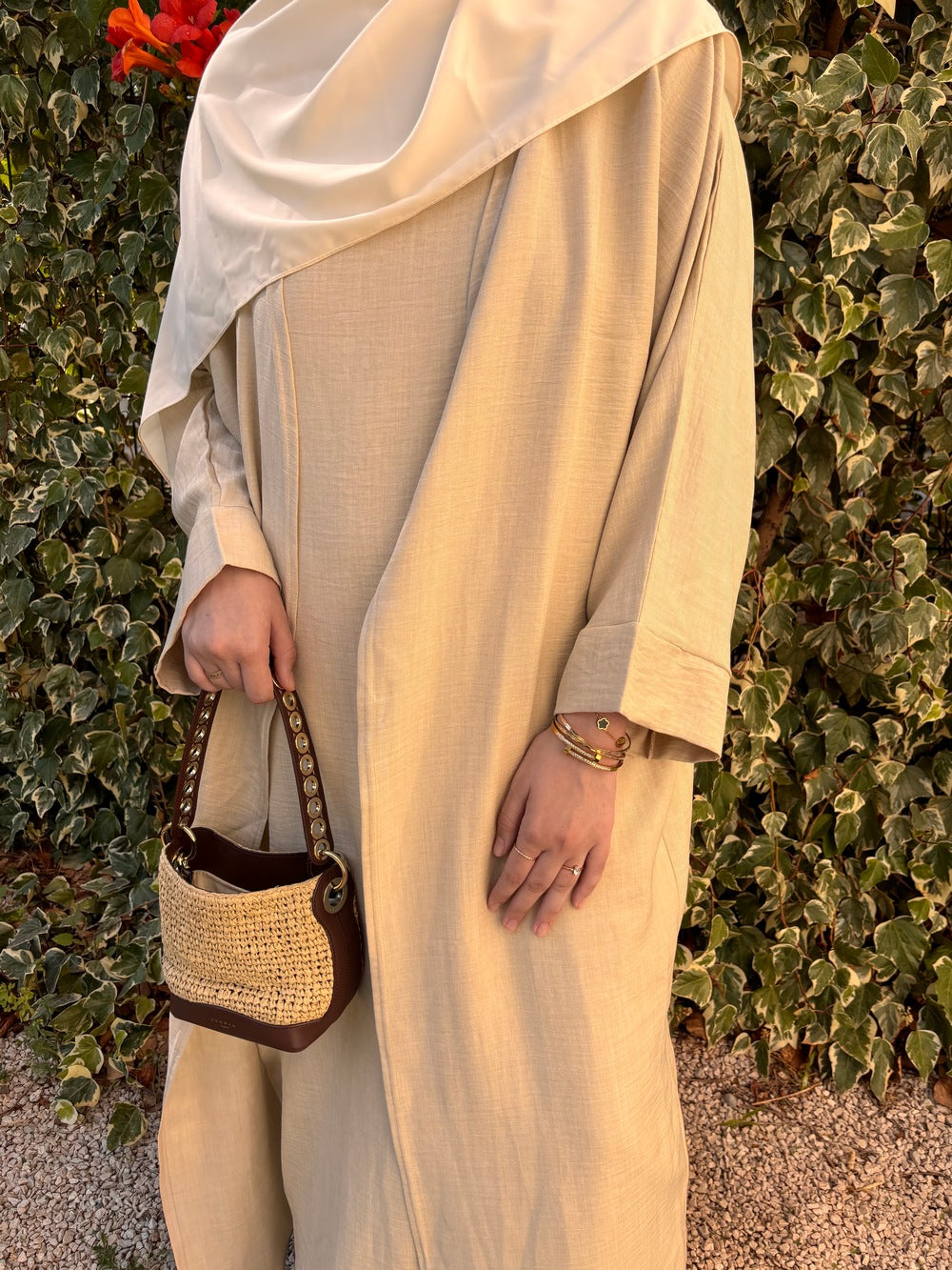 Ensemble Effet Lin Nour Beige